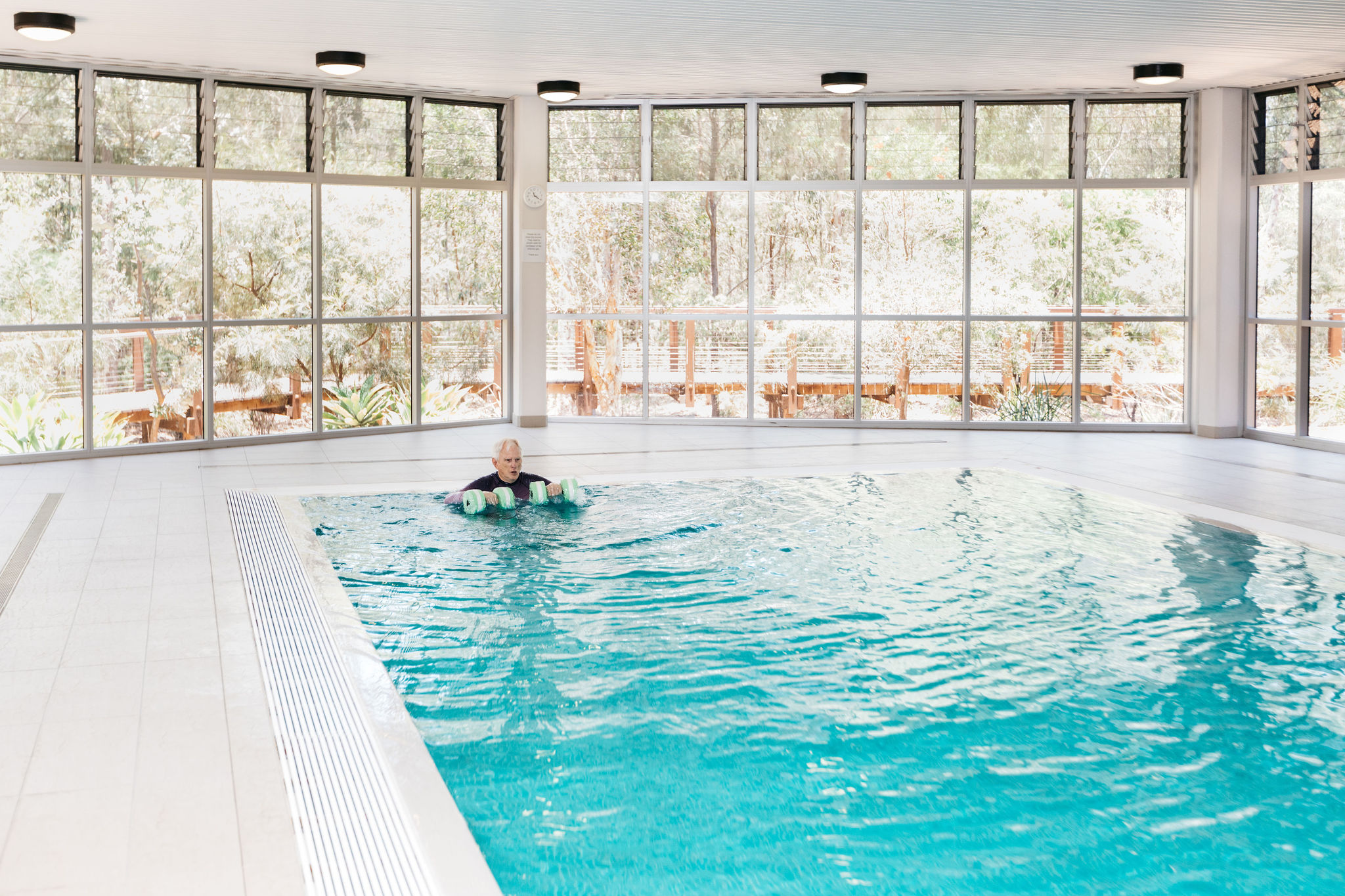Large indoor pool