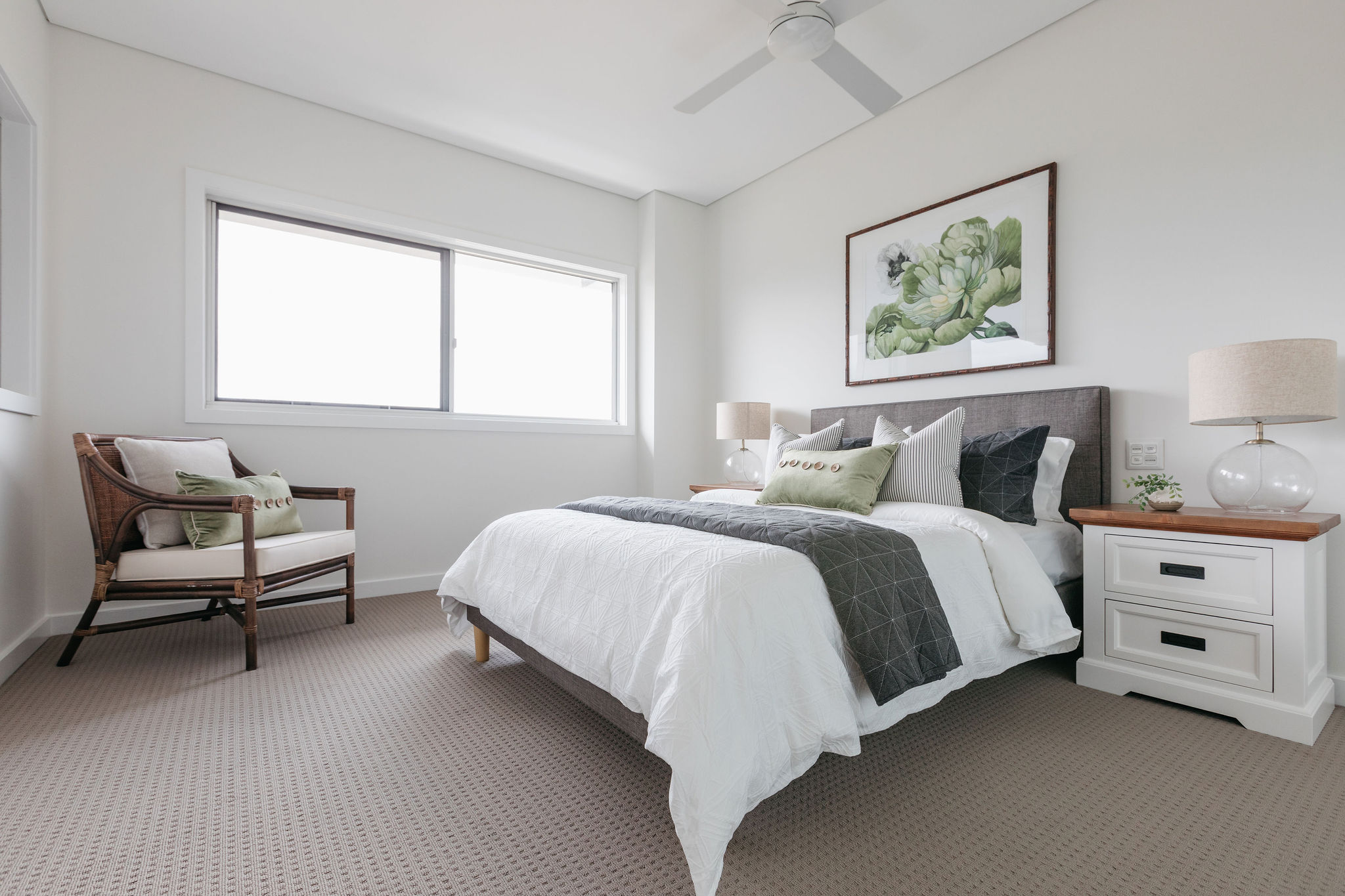 Spacious bedrooms