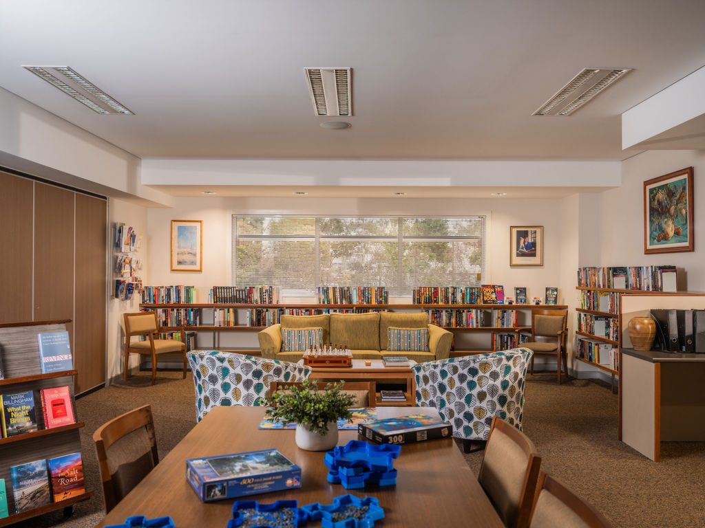 Communal Library and Activities Room
