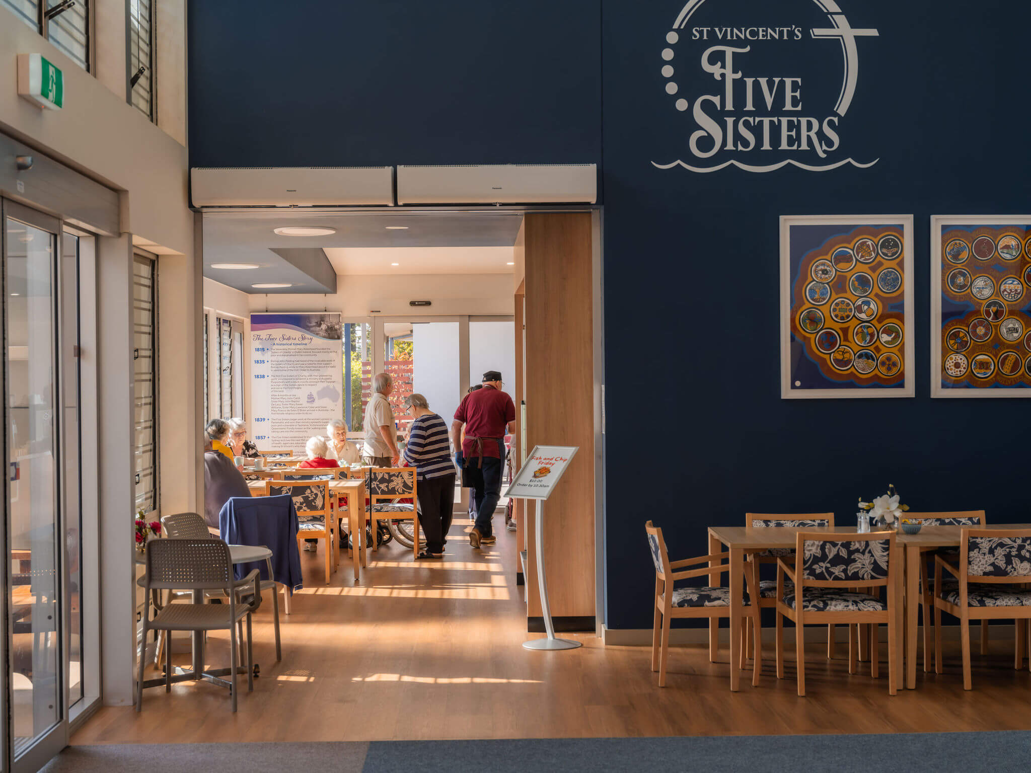 On-site Five Sisters Coffee Shop